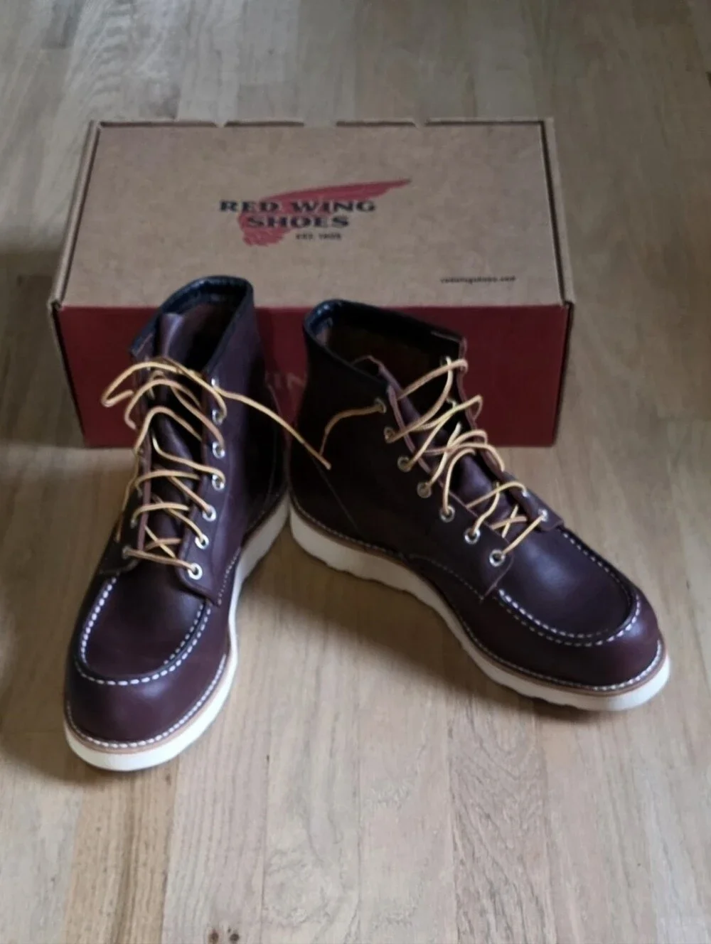 BNIB Red Wing 8138 Classic Moc Toe Boots Briar Oil Slick Leather Men's 9.5